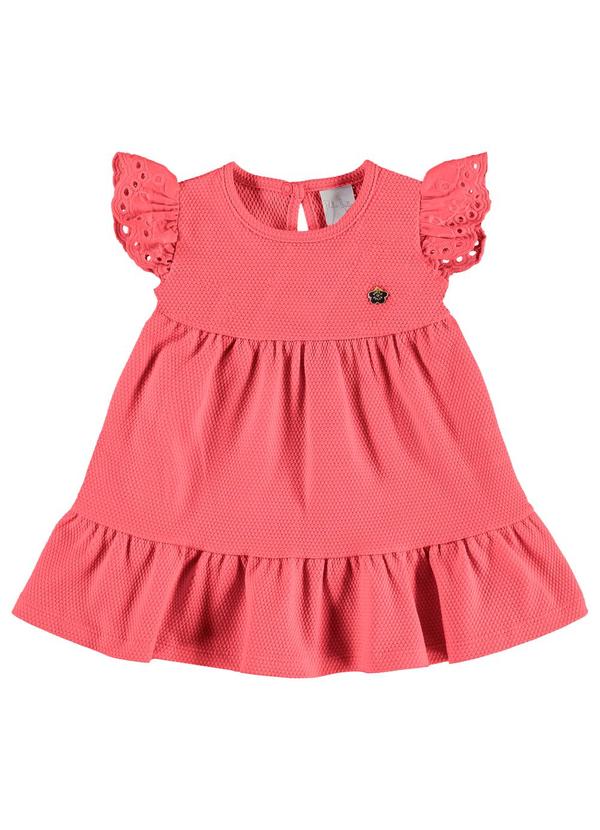Vestido Malha Favo Vermelho