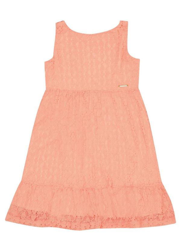 Vista 2 Vestido Malha Laranja Pulla Bulla Pulla Bulla