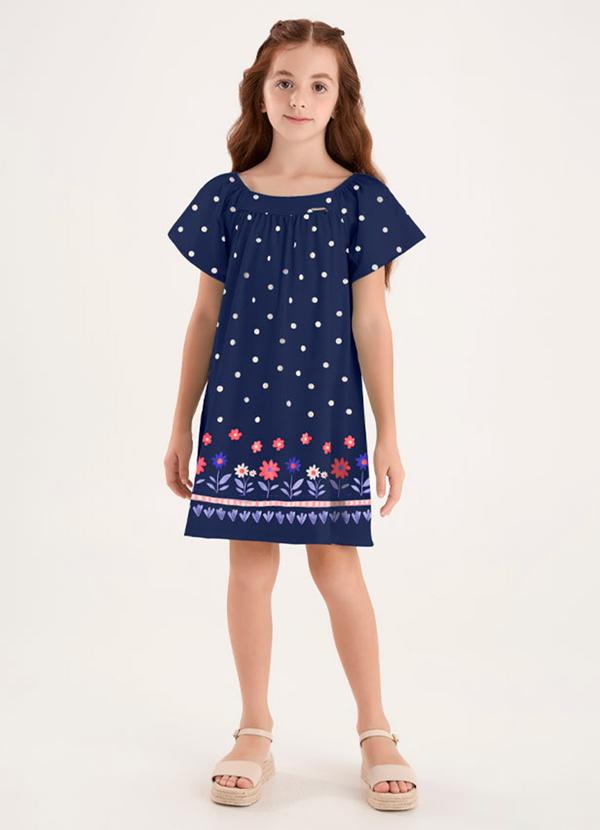 Vestido Malha Leve Marinho