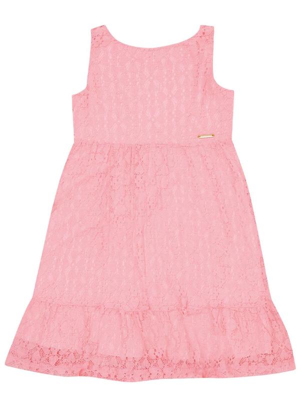 Vestido Malha Rosa