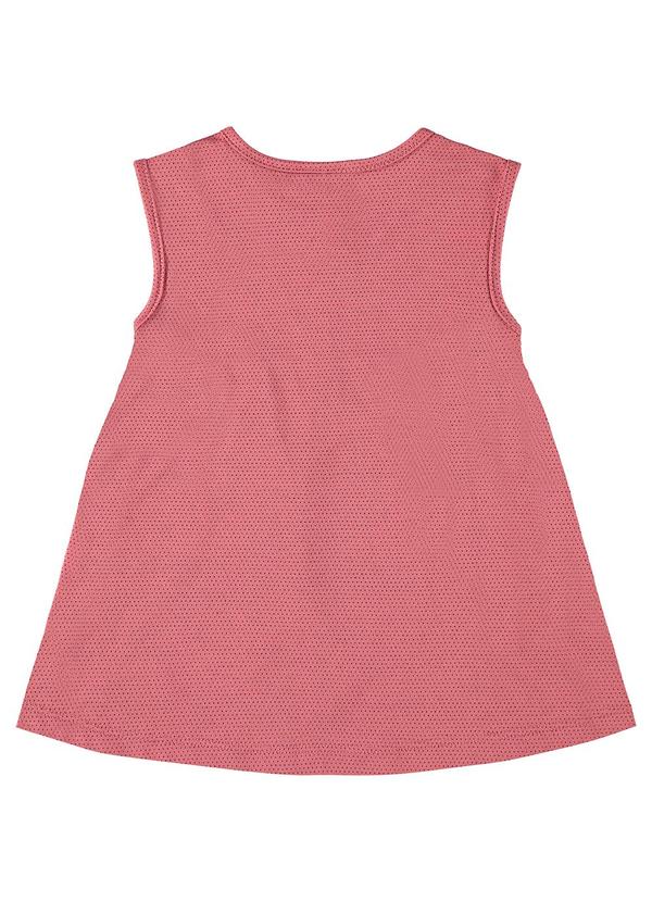 Vestido Malha Trabalhada Bebê Vermelho