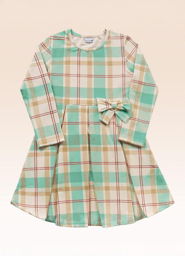Vestido Manga Longa Verde