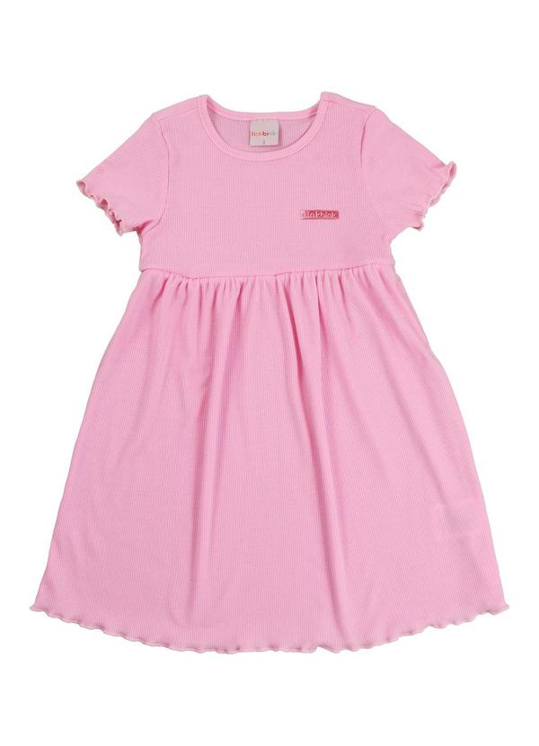 Vista 2 Vestido Mc em RibanaRosa Tule Tink Bink Tink Bink