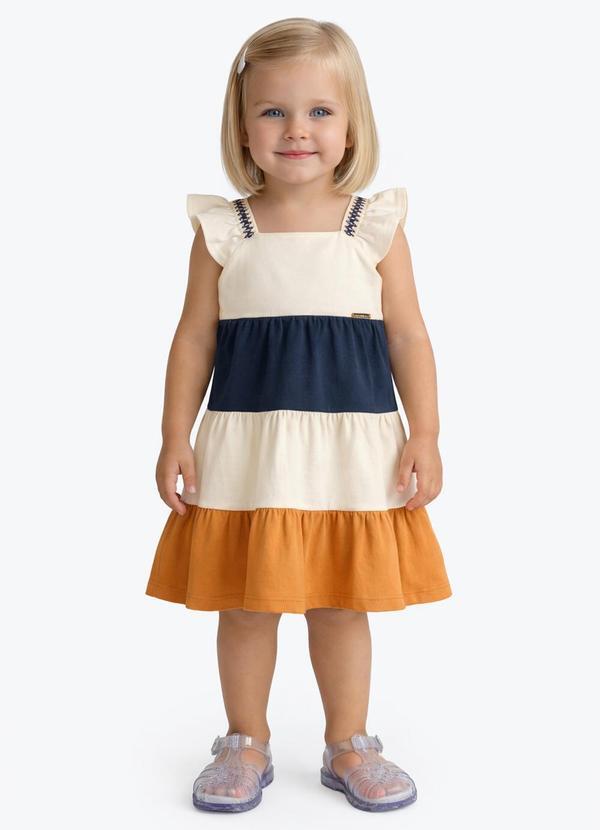 Vestido Meia Malha Bege
