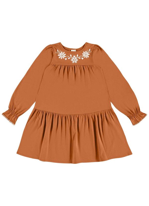 Vestido Meia Malha Marrom