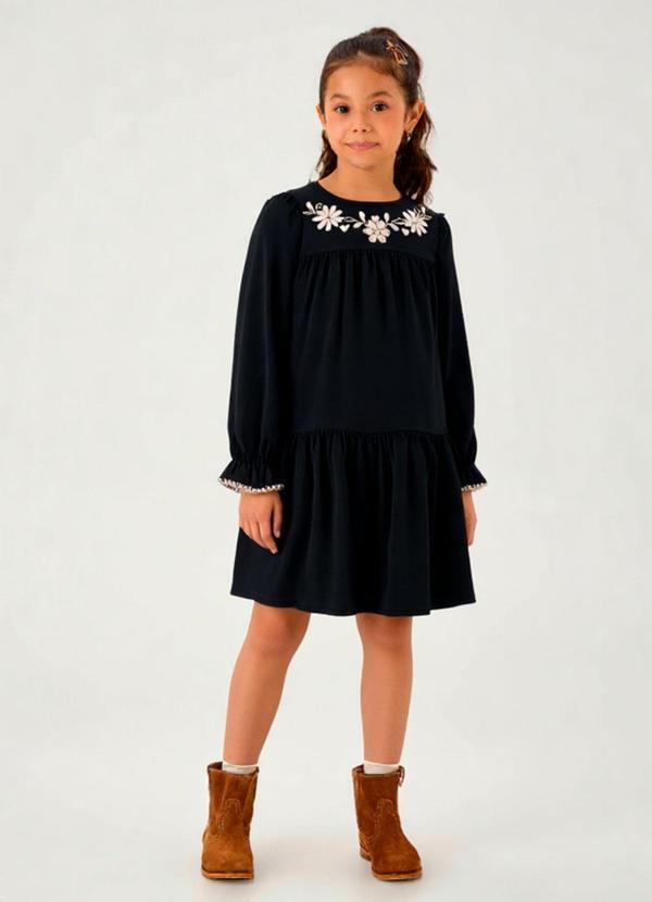 Vestido Meia Malha Preto