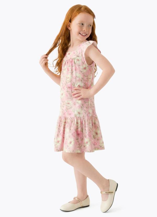 Vestido Meia Malha Rosa