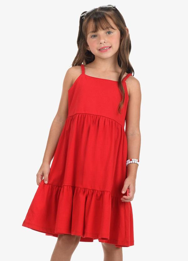 Vestido Meia Malha Vermelho