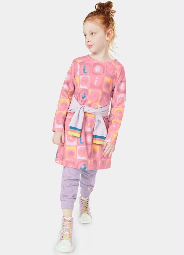 Vestido Menina com Repelência a Insetos Rosa