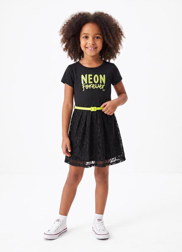 Vestido Menina Preto