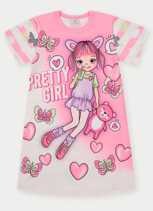 Vestido Menina Pretty Girl Rosa