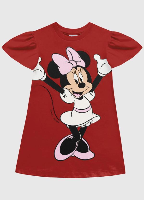 Vestido Minnie Vermelho