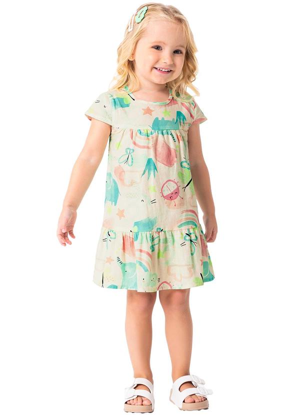 Vestido Off White Amplo Ilustrações