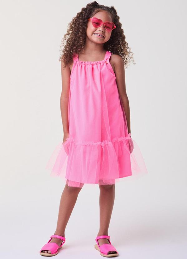 Vestido Pink de Tule Pink