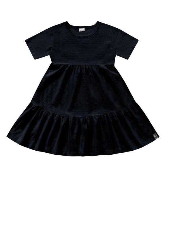 Vista 2 Vestido Preto Fakini Kids Fakini Kids