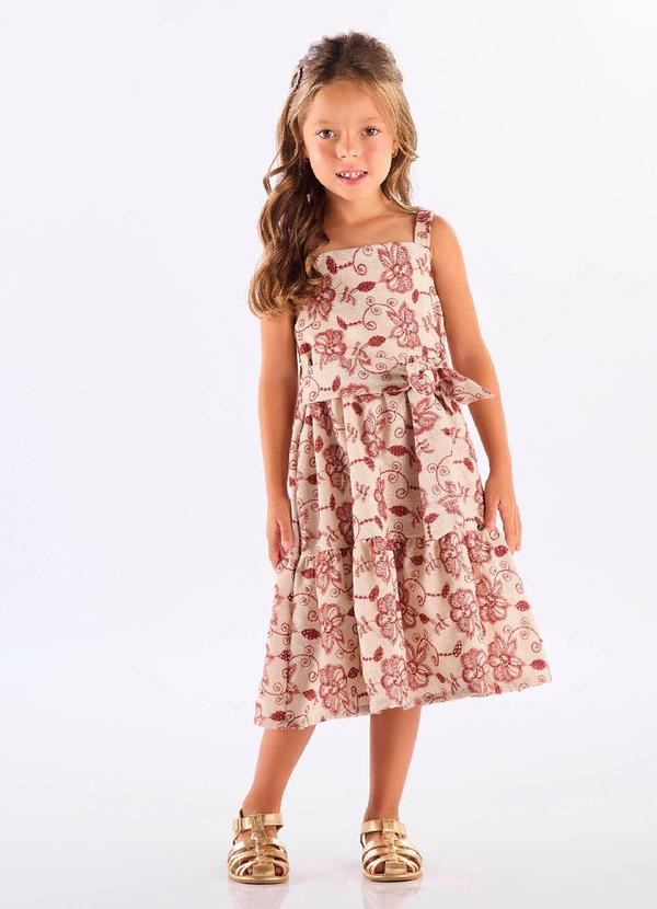 Vestido Regata Alças Forro Vermelho