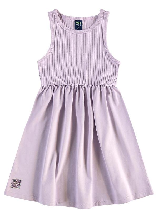 Vestido Regata Infantil Roxo