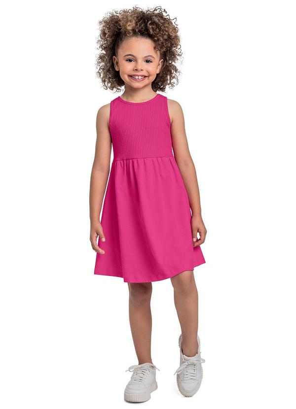 Vista 2 Vestido Ribana Infantil Rosa Bee Loop Bee Loop
