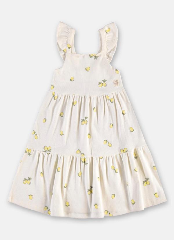 Vestido Ribana Sustentável Alças Branco