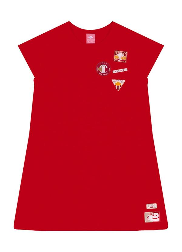 Vestido T-Shirt Vermelho