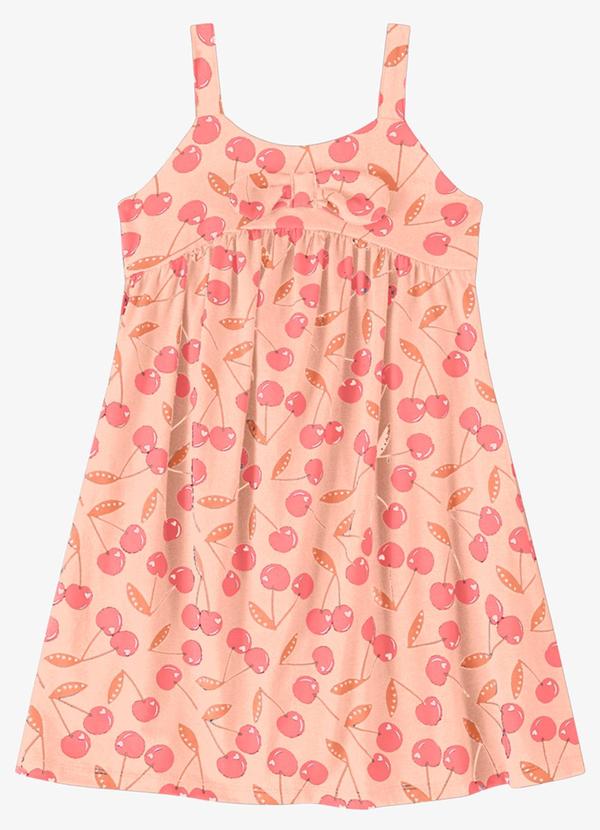 Vestido Verão Menina de Alças Rosa