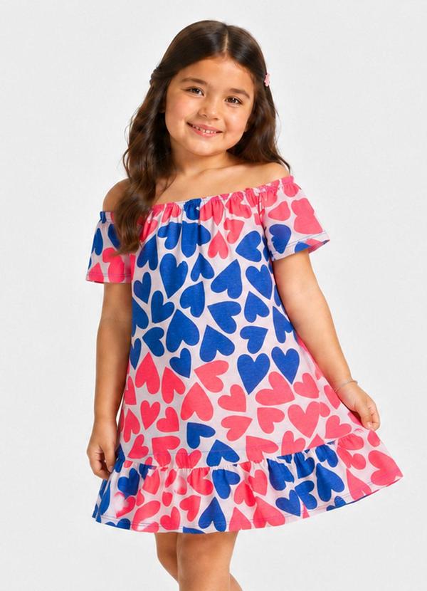 Vestido Ciganinha Infantil Oncinha Rosa