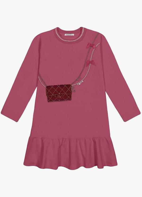 Vestido Manga Longa Vermelho