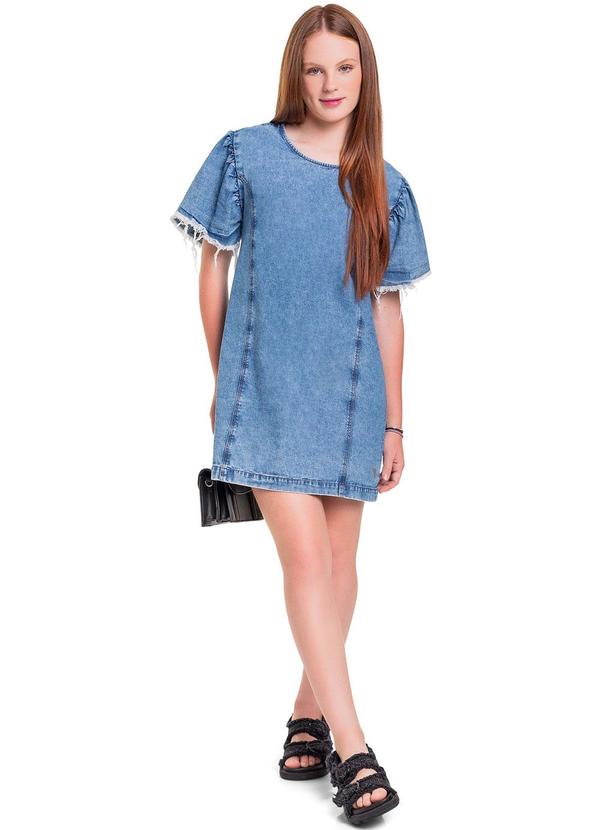 Vista 2 Vestido Jeans Juvenil Azul Gloss Gloss