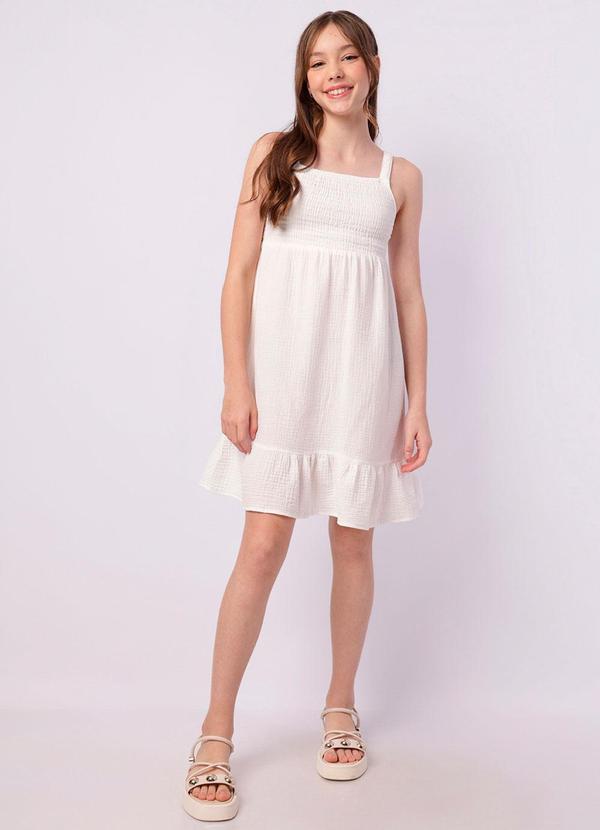 Vestido Juvenil CurtoBranco