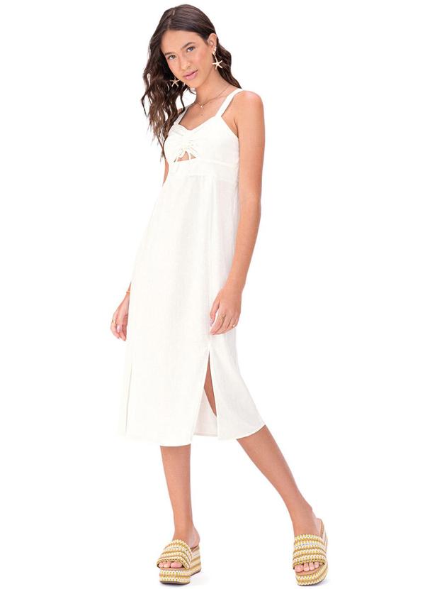 Vestido Teen Menina Off White