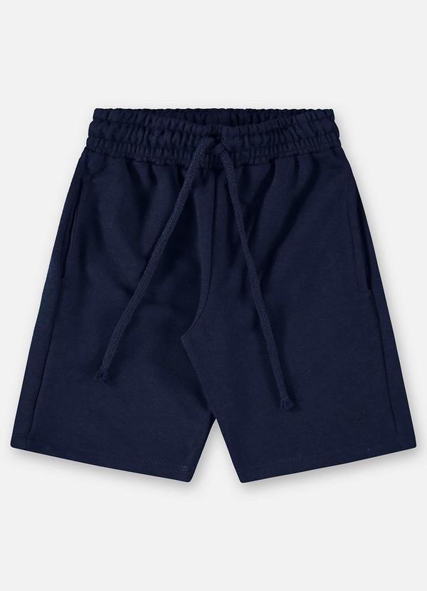 Bermuda Básica Infantil para Menino Azul