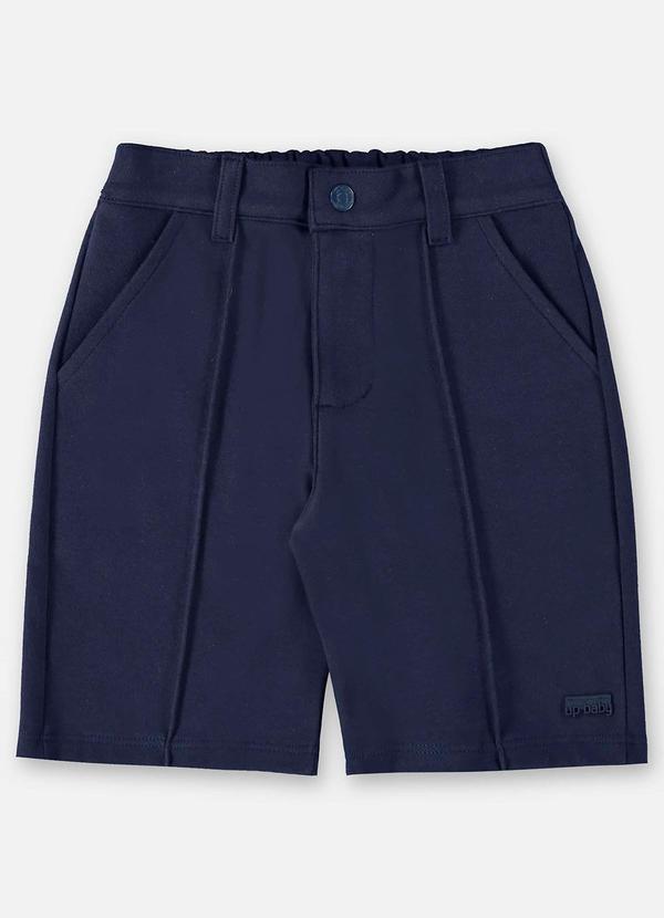 Bermuda Básica Infantil para Menino Azul