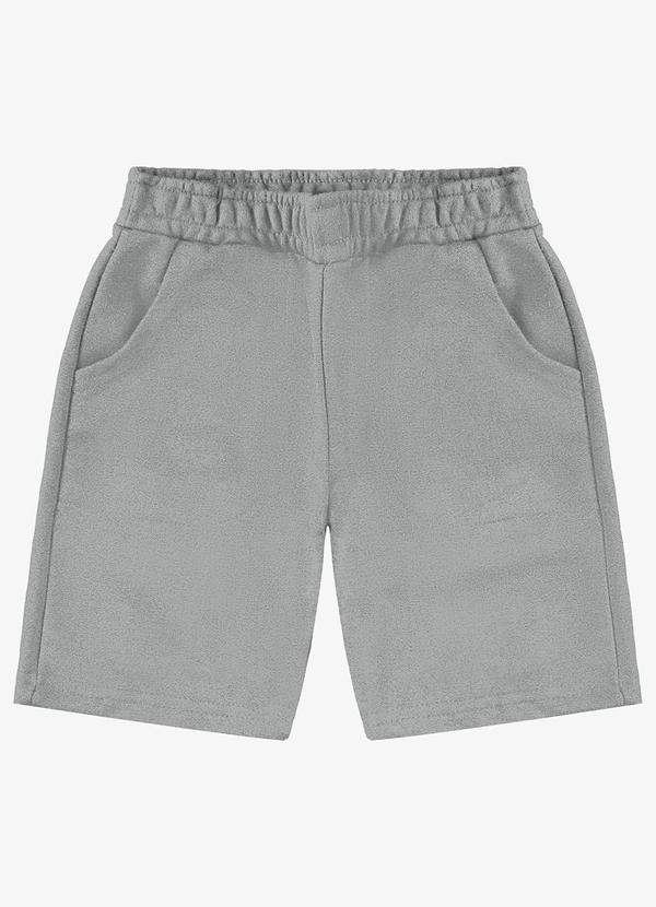 Bermuda Básica Masculina Cinza