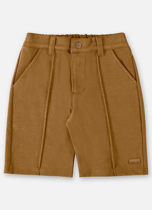 Vista 2 Bermuda Básica para Menino Marrom Up Baby Up Baby