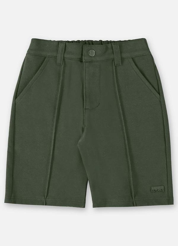 Vista 2 Bermuda Básica para Menino Verde Up Baby Up Baby