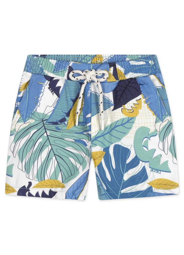 Bermuda Bebê Masculina Azul