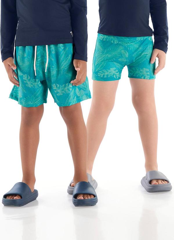 Bermuda Boxer Estampado Verde