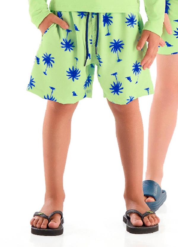 Bermuda Boxer Estampado Verde