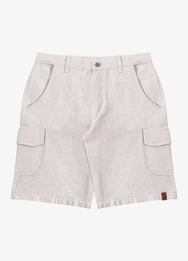 Bermuda Cargo Masculina com Bolsos Shift Cinza