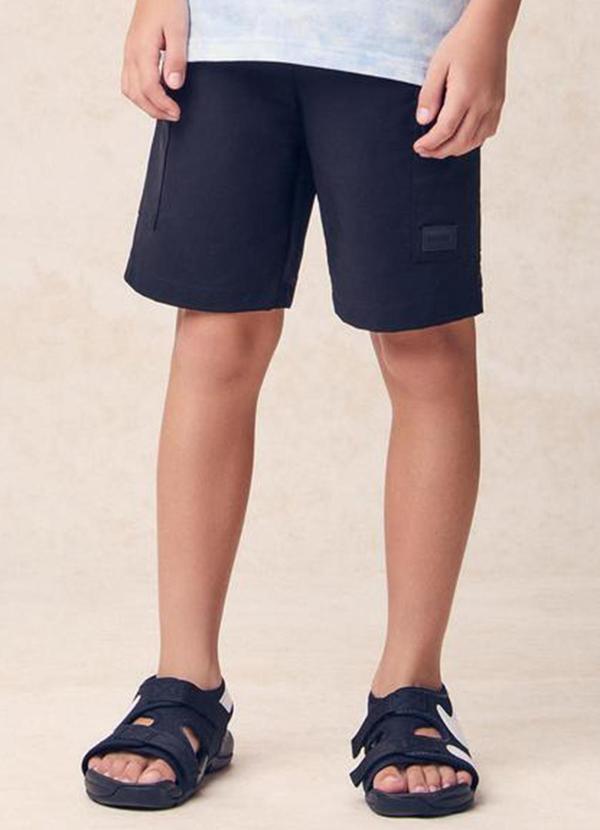 Bermuda com Lapelas Preto