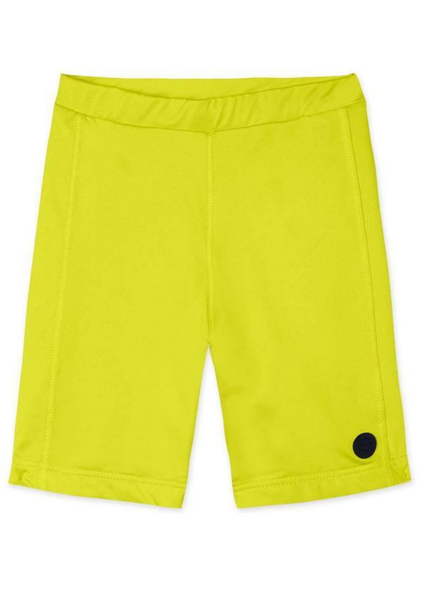 Vista 2 Bermuda com Proteção Solar Masculina Amarelo Marisol Marisol