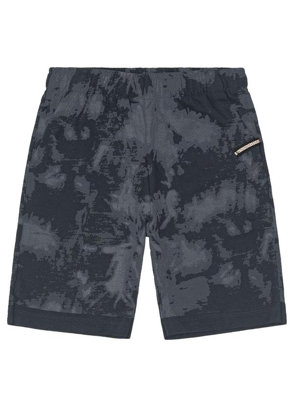 Bermuda Infantil Masculina Moletinho Kids Cinza