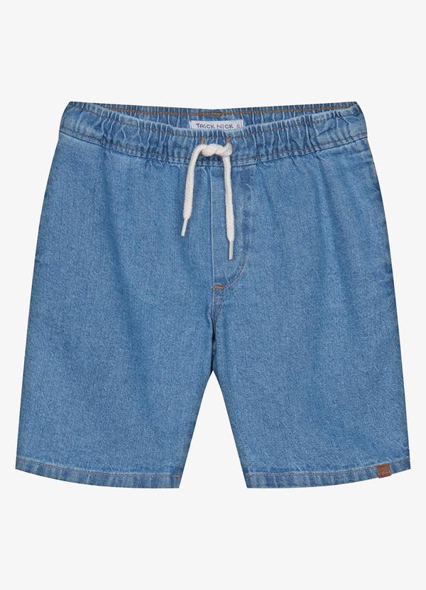 Bermuda Infantil com Elástico Azul