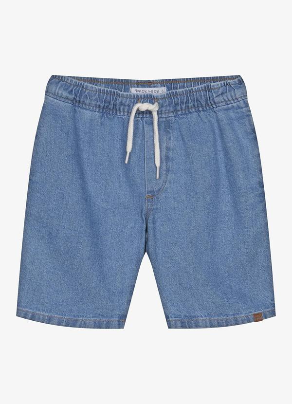 Bermuda Infantil com Elástico Azul