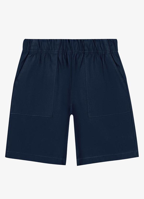 Vista 2 Bermuda Infantil Masculina Azul Trick Nick Trick Nick