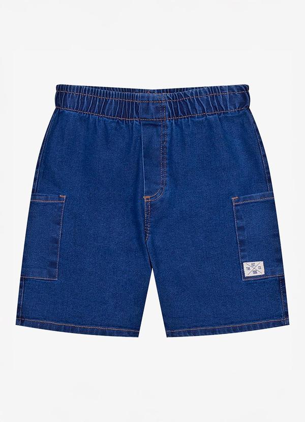 Bermuda Infantil Masculina Azul