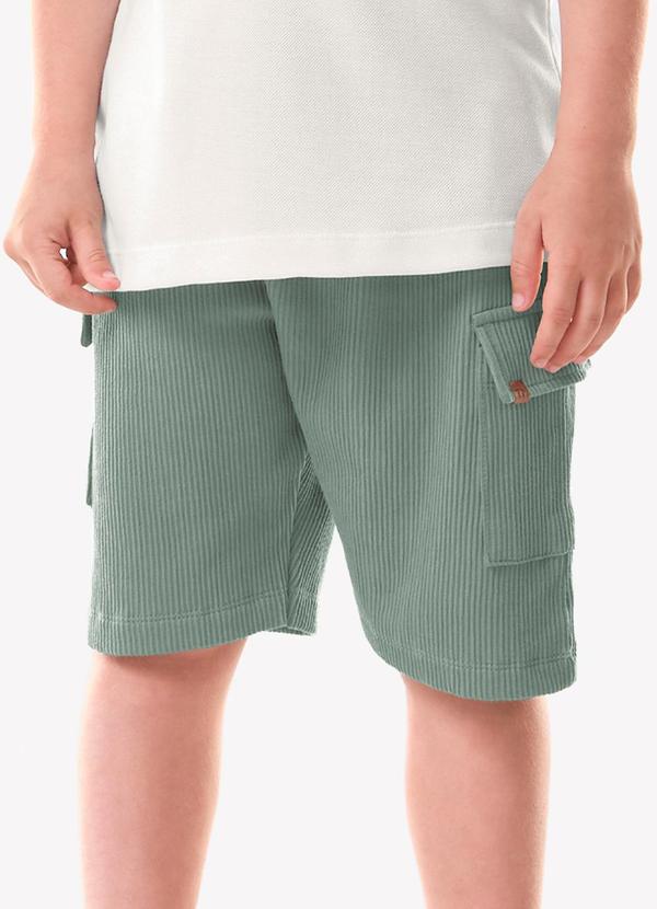 Bermuda Infantil Masculina Gorgurinho Verde
