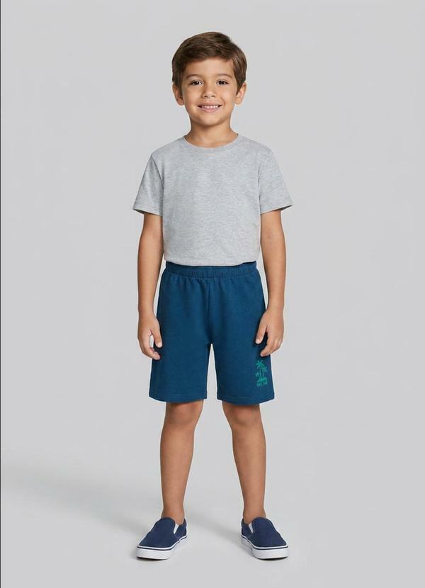 Bermuda Infantil Masculina Marisol Azul