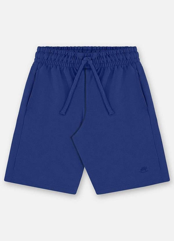 Bermuda Infantil Masculina Moletom Azul