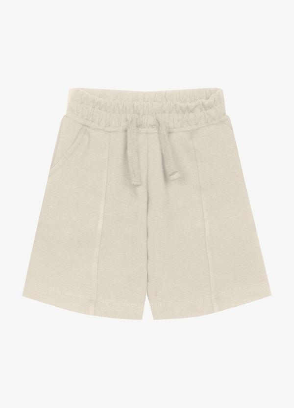 Bermuda Infantil Masculina Piquet Bege
